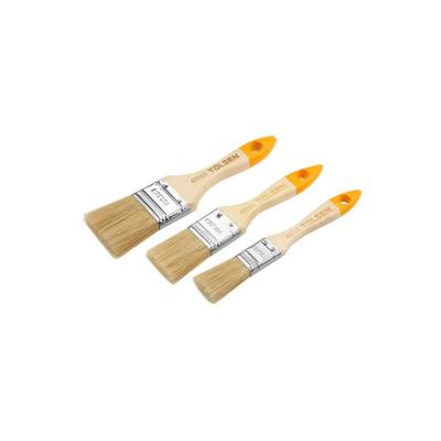 China TOLSEN 40144 Wooden Handle 1 Paint 1.5 2in 3pcs Paint Brush for sale