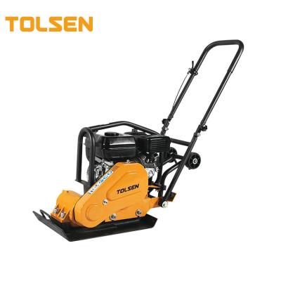 China Plate Compactor TOLSEN 86101 4.8kw 5600vpm CE Gasoline Whacker Plates Compactor for sale