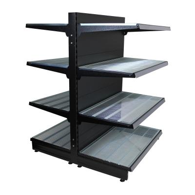 China XGMT Tegometall Compatible Double Sided Or Single Sided Retail Display Rack Dubai Supermarket Shelf for sale