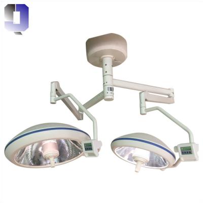 China JQ-H700/500 Metal Operation Theater Instrument Arm Double Arm Halogen Reflector Surgical Light for sale