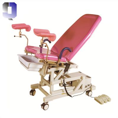 China Steel Maternity Equipment JQ-3005 Electric Gynecological Table for Birth-Giving, Obstetric Surgery, Diagnosis and Pelvic Examination for sale