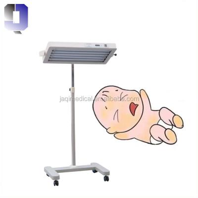 China Trolley type 50 JQ-B100 mobile blue tube or LED light source Infant Phototherapy Unit newborn bilirubin phototherapy lamp for sale