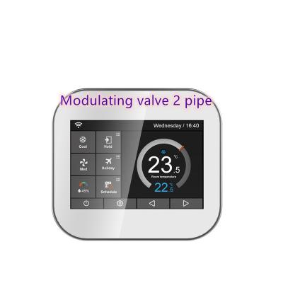 China 2 Valve Hose OEM Touch Screen Modulating Smart Thermostat MC6-FC1 for sale