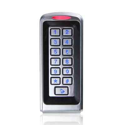 China Factory Waterproof Zinc Alloy 2000 Metal Case RFID 125khz or 13.56MHz Operate Reader Keypad Access Control Standalone Security System for sale