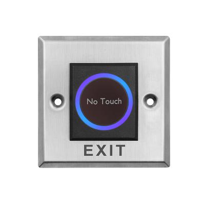 China Cost Effective Contactless High Infrared 86*86mm Optional No Touch Touchless Exit Button / Exit Switch for sale