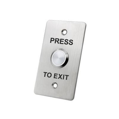 China Factory Price Stainless Access Control 86x50mm Push Button Door Release Exit Button 86*50*20mm for sale