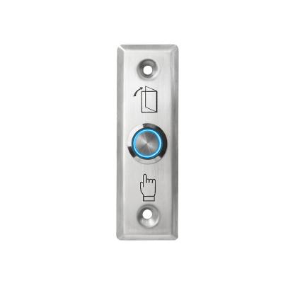 China Ultra Narrow Stainless Steel Camel LED 91*28mm S28L Exit Push Button for sale