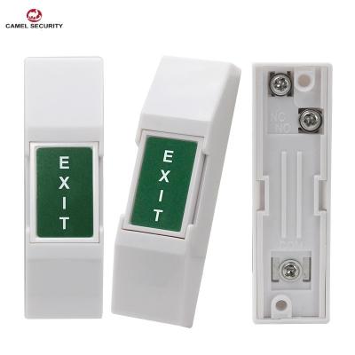 China High Quality Plastic Mini Mount Cheap High Quality Plastic Narrow Slim Waist Mini Camel Surface Camel Plastic Anti-High-Temperature Fire Alarm Emergency Door Release Release Exit Switch Plastic Push Button With backbox for sale