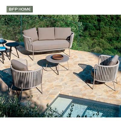 China BFP One Stop Rattan Customization Bedroom Sofa Set Outdoor Furniture Patio Modern Whole Handcrafted Rattan Furniture Outdoor Garden en venta