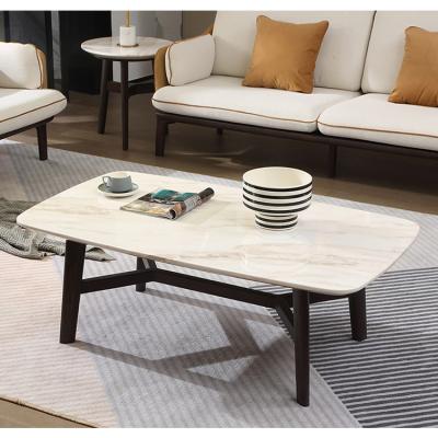 China Italian style marble living room home BFP solid wood tea table adjustable coffee table Italian style à venda