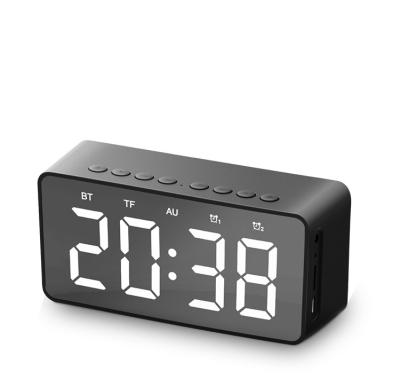 China Cheap wireless blue video call tooth alarm clock speaker with fm/dab radio for sale