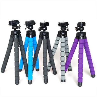 China Wholesale Price Mini Flexible Small Sponge Octopus Selfie Instant Tripod Mount for Smartphone and Gopros DSLR Camera Accessory for sale