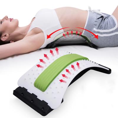 China Multilevel Body Magnet Therapy Massager Support Back Pain Lumbar Back Stretching Device Back Lumbar Stretcher For Back Stretcher for sale