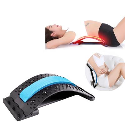 China Body Back Stretcher For Lower Back Pain Relief Device Multilevel Back Stretching Lumbar Stretcher For Back Stretcher for sale