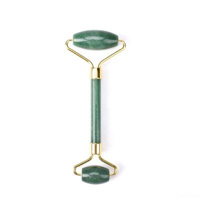 China Face rose facial jade roller stainless steel quartz and jade sha set gua stone gua stone gua sha green white jade for sale