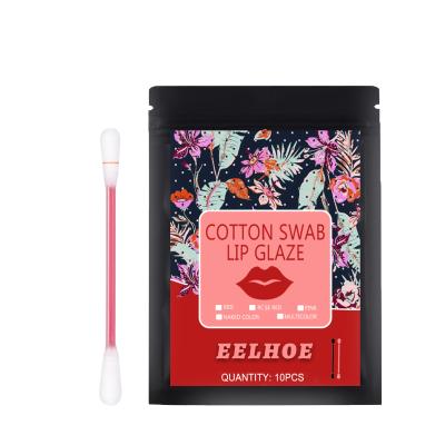 China Make Up Lip Waterproof Disposable Portable Lip Tint Cigarette Cotton Pad Lip Glaze Tattoo Waterproof Non-Stick Lipstick for sale