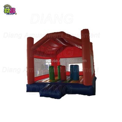 China Good Quality PVC Cow Bouncer Interactive Inflatable Castle For Rent for sale