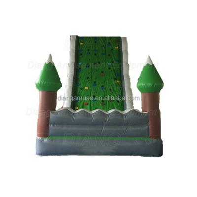 China PVC Wall Commercial Outdoor Climbing InflatableSlide With Swimming Pool Nylon Water Slide For Theme Park for sale