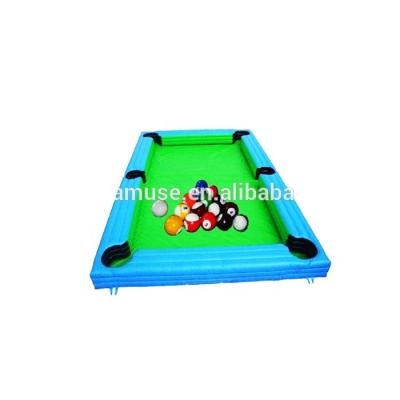 China PVC Factory Hot Selling Inflatable Billiard Table Inflatable Billiard Pool Table for sale