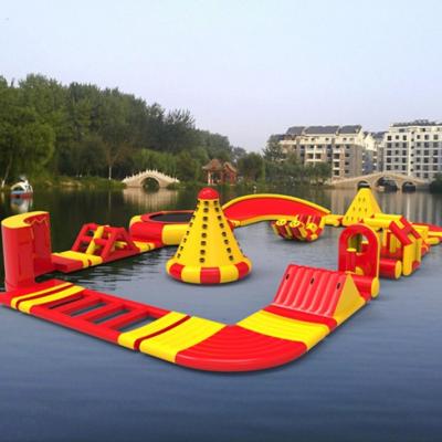 China Professional outdoor sea equipment theme park inflatable water tube on water aqua park with big price factory direct sales customized for sale