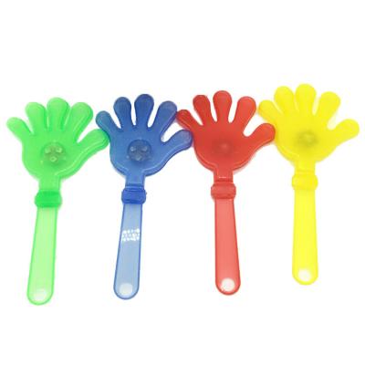 China Children play prizes fashion popular colorful instant glow plastic hand clapping wholesale nice design strong for sale