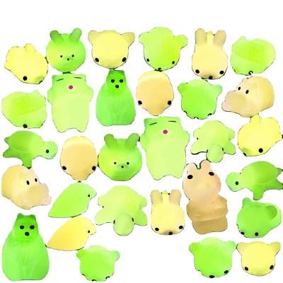 China Wholesale Kids Play Animals Stress Toys LED Light Up Toys Kawaii Cat Relief Stress Toys Glow TPR Mini Stress Relief Mochi Animals for sale