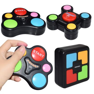 China Kids Play Custom Educational Electronic Toys for Cube Memory Brain Game Interactive Electron Memory Music Led Flashing Arcade Games for sale