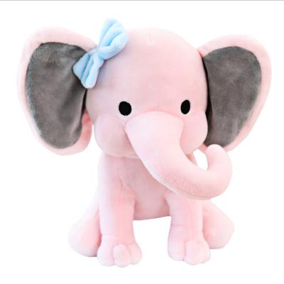 China Gift Kids Toys 25cm Cute Soft Plush Cartoon Toy Elephant Sleeping Toy for sale