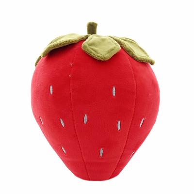 China Cute Gift Pink Plush Stuffed Toy Fruit Stuffed Toy Strawberry and Plush Toys for Girls for sale