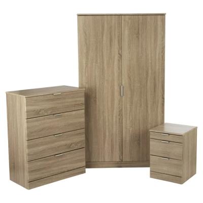 China Wall Cabinets (Other) Wooden Bedroom Wardrobe Storage Wardrobe Adjustable Modern Bedroom Furniture for sale