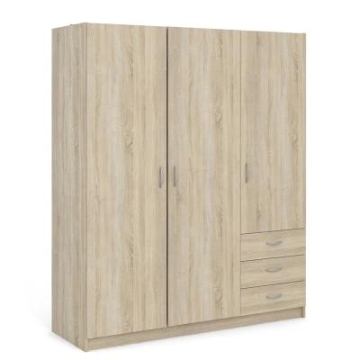 China (Other) Wholesale Home Furniture Bedroom Cabinet Adjustable Wooden Wardrobe for sale