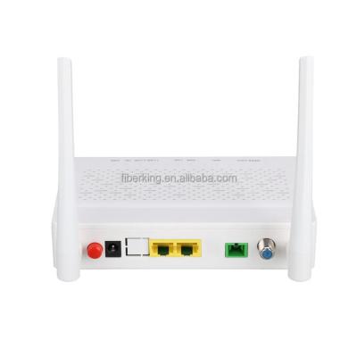 China FTTX OEM 1ge 1fe 2.4g wifi FTTH CATV GPON EPON CATV ONU Ontario router wifi catv for sale