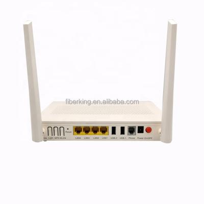 China FTTH 4GE Connects DC 12V Dual Band AC Wifi 2.4g 5g GPON ONU FTTH Wifi Onu Xpon Onu for sale