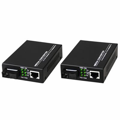 China FTTX 10/100m 20Km RJ45 SC Simplex To 1310nm/1490nm/1550nm Transceiver Fiber To Ethernet Media Converter for sale