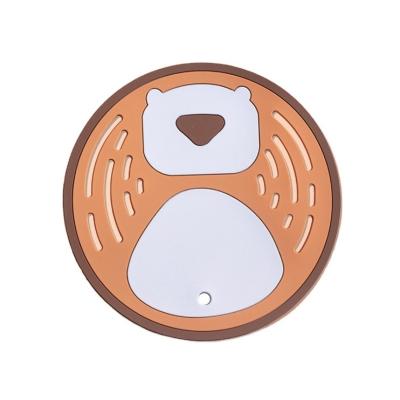 China Practical and environmentally friendly Promotional low price wholesale environmental protection insulation silicone heat insulated drinks coasters for sale