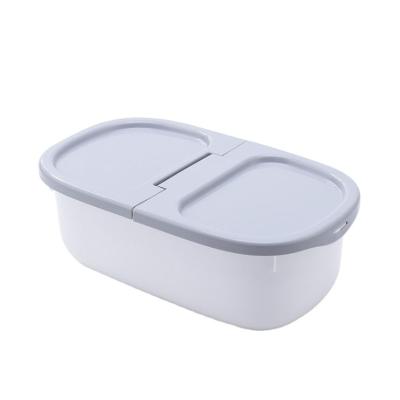 China Hot Selling Plastic Stackable Rice Storage Box Eco-friendly Practical Household Food Storage Box for sale