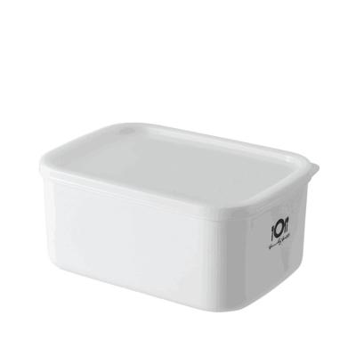 China Hot Sale Stored With Cover Convenient Stackable Multifunctional Plastic Food Fresh-keeping Storage Box for sale