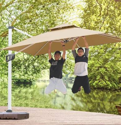 China Sun Garden Parasol Umbrella Large Size 3.5*3.5M for sale