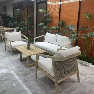 China Nordic Design Patio Sofa Set All Weather Rattan For Balcony Rest Seats And Sleep Bed for sale