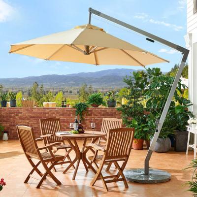 China Large Garden Patio Umbrella 2.7 Metre Parasol 2.5*2.5M/3*3M for sale