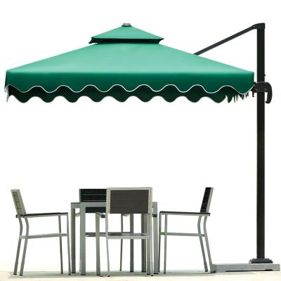 China 8 Aluminium Ribs Large Garden Parasol 3m Garden Umbrella OEM for sale