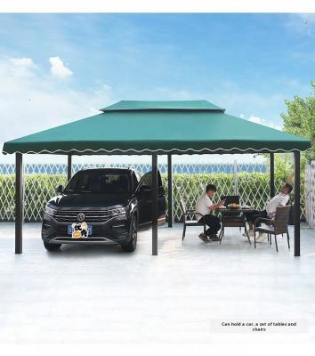 China Waterproof Pavilion Sunshade Steel Frame Gazebo 3*6m For Outdoor Activities for sale