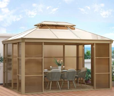 China Double Ceiling Waterproof Gazebo Sun Room for sale