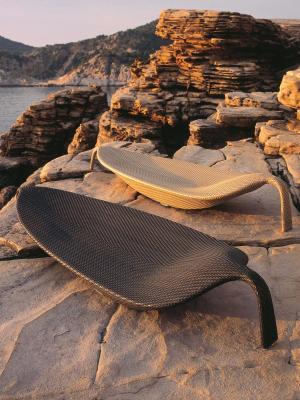 China Moderne Villa Strandlehne Schwimmbad Freizeitstuhl PE Rattan Loungebett zu verkaufen