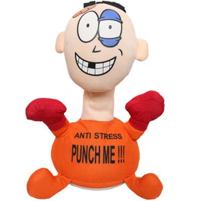 China Wholesale Plush Amazon Tiktok Relaxation Stuffed Screaming Doll Funny Punch Me Toy for sale