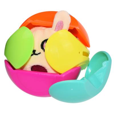 China New Promotional Cute Pets Bubble Blind Decompression Toy Ball Drops Pet Spit Bubble Box Plush Dolls Plush Toys for sale
