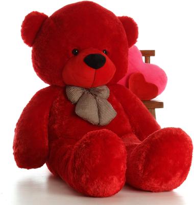 China Cute red plush teddy bear bulk valentine teddy bear plush toy for sale