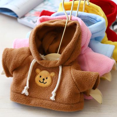 China Stuffed Plush Toy Teddy Bear Clothing Bear Action Number Doll Rag Doll Wear Replacement Hoodie Sweater Accessories for sale