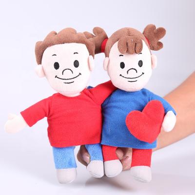 China Promotional Custom Soft Stuffed Plush Human Toy Wholesale Plush Doll for sale