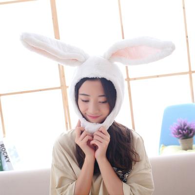 China Cute Winter Cartoon Rabbit Earflap Hat Girls Hat Toy for sale